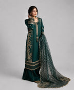 CHAAND RAAT- 3 piece Embroidered Raw Silk suit