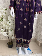 HUSN-E-EID  3 pieces Embroidered viscose Suit