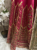 GUL BADAN-3 piece Embroidered Pakistani bridal Lehenga choli