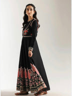 TUBA- 4 piece Embroidered Maxi Dress