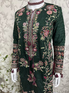 HUSN-E-EID 3 pieces embroidered viscose Suit