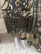 M Prints inspired Embroidered 3-Piece Suit | Pakistani Designer Dress