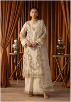 SANGEET- 3 piece heavy Embroidered soft organza Suit