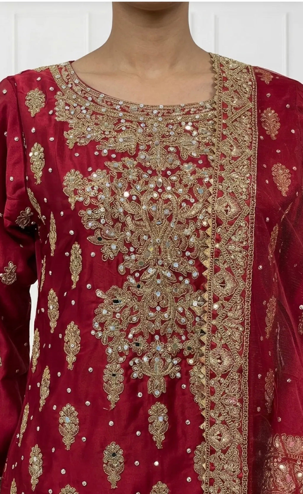 RANGOLI - 4 piece Embroidered Silk Suit