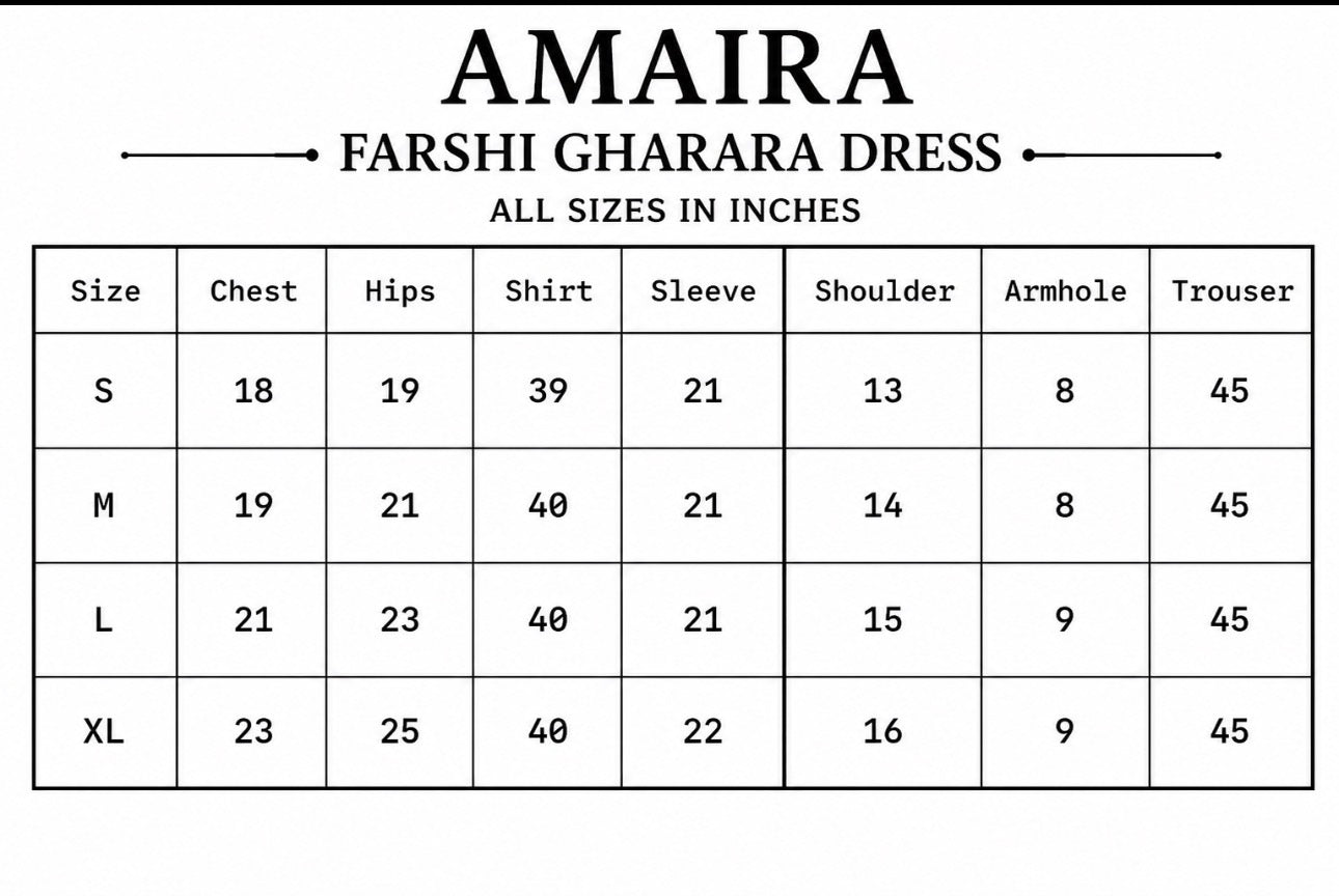 AMAIRA-3 pieces heavy Embroidered Masoori Gharara Suit