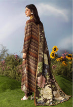 M PRINTS by simrans-3 Piece Embroidered Suit