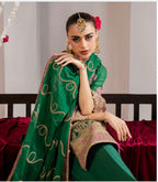 ALANI Emerald Green- 3 pieces heavy Embroidered suit