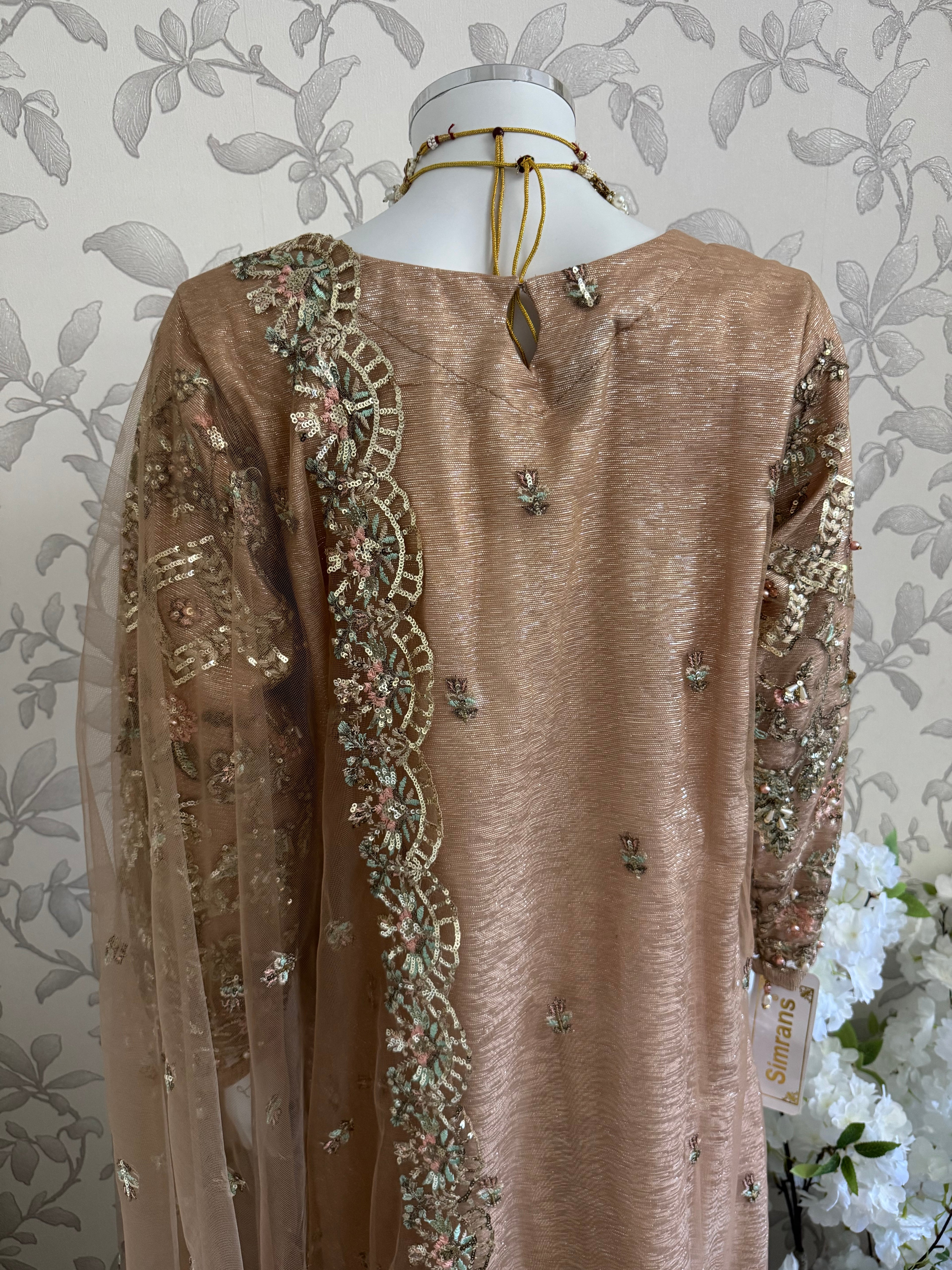 PEARLS     Luxury Hand-Embellished Pakistani 3 piece Suit