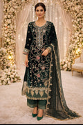 MAHRUKH- 3 pieces Heavy Embroidered velvet Suit