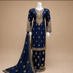 NOOR- 3 piece Embroidered Viscose Suit