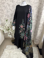 M Prints 2B inspired Embroidered 3-Piece Suit | Pakistani Designer Dress