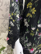Black Floral-3 piece Embroidered Lawn Suit