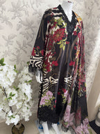 M Prints inspired Embroidered 3-Piece Suit | Pakistani Designer Dress