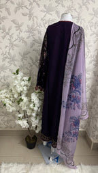 HUSN-E-EID  3 pieces Embroidered viscose Suit