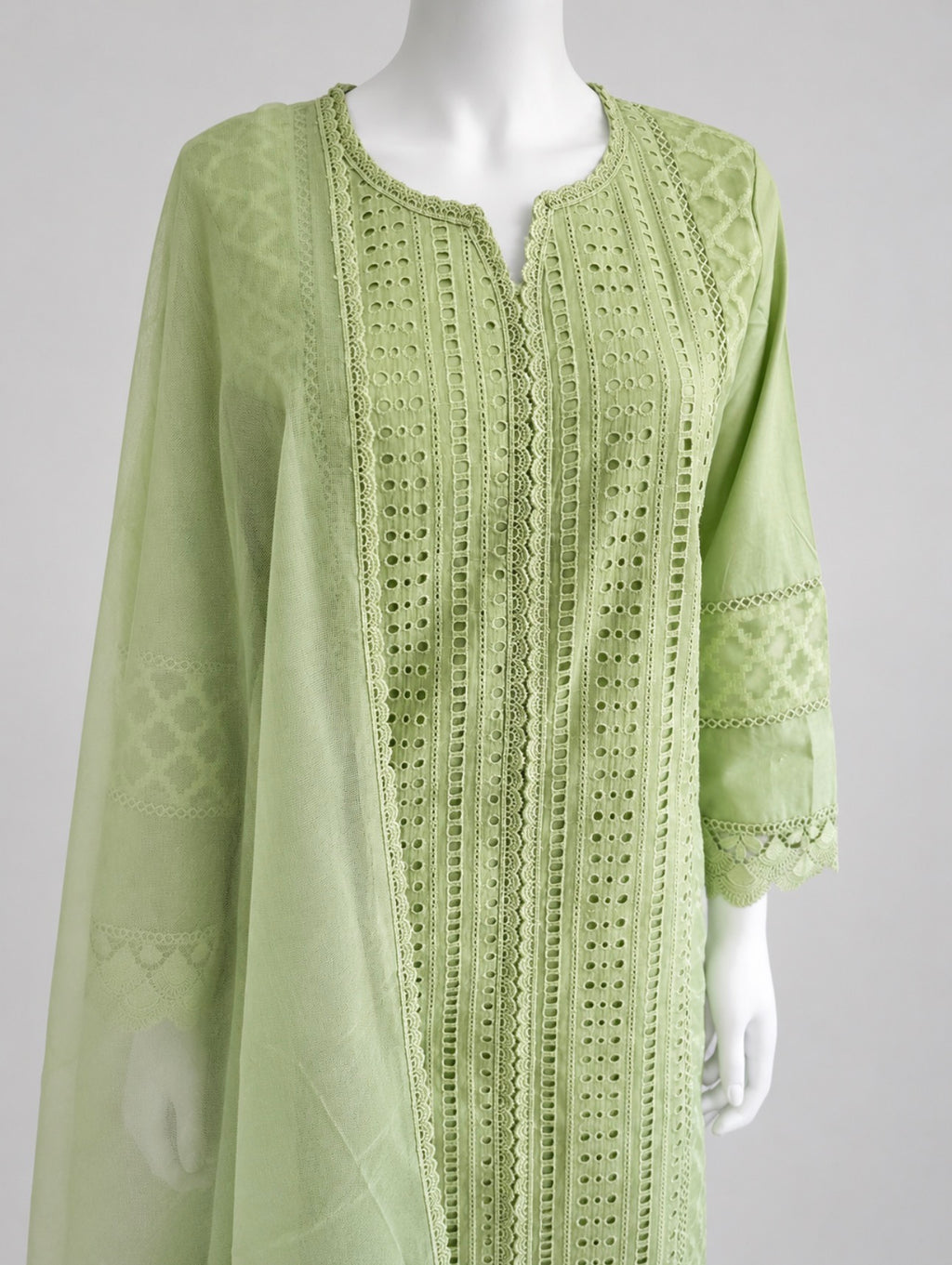 SUMAIRA- 3 piece chikankari Lawn suit