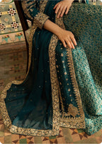 NAZLEEN- 3 piece embroidered Chiffon Suit