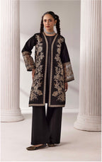 MB Lux- 4 piece Embroidered khadder Jacket Suit