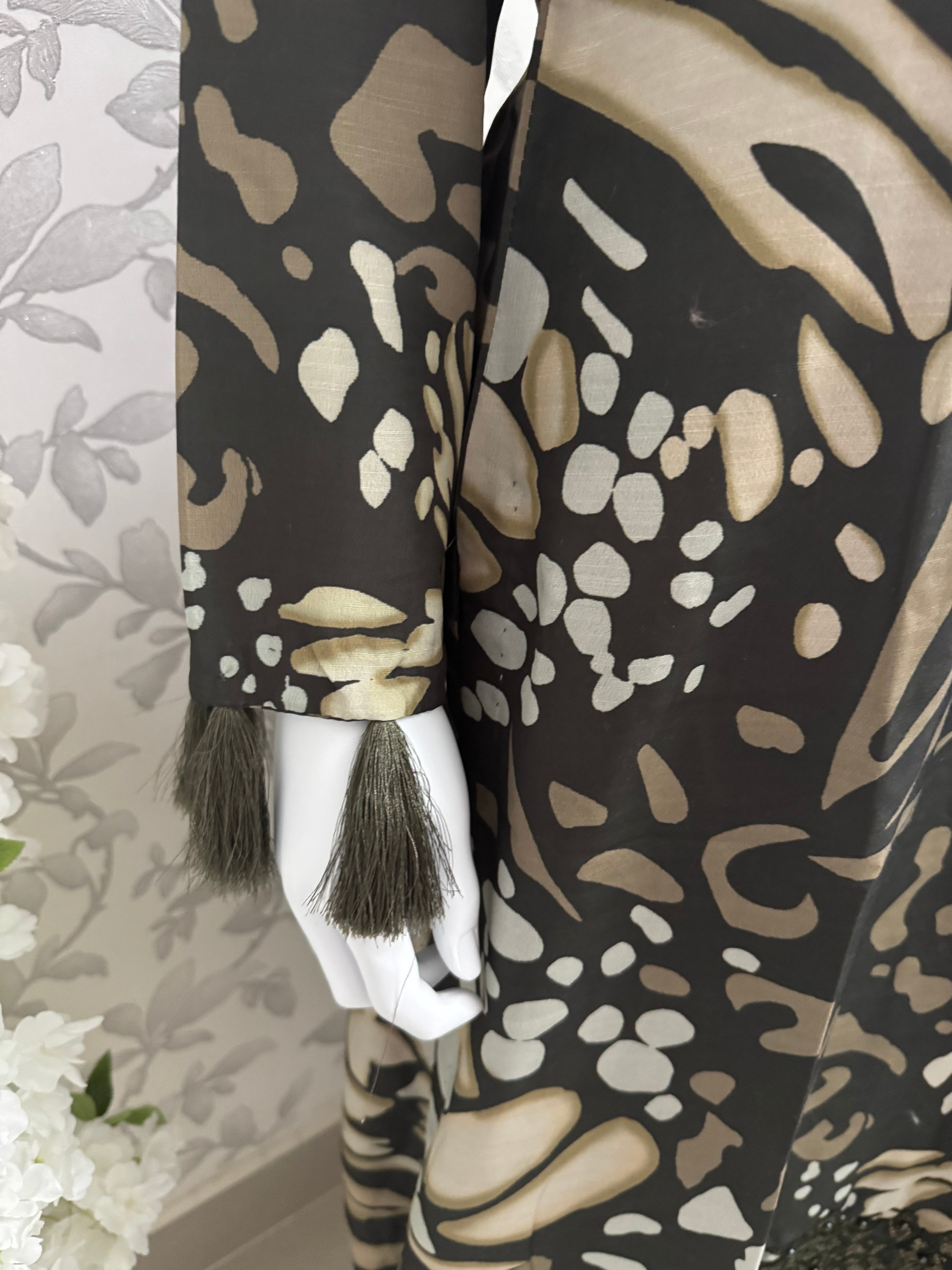 M Prints inspired Embroidered 3-Piece Suit | Pakistani Designer Dress