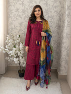 COCO by ZSH- 3 piece Printed Lawn Suit (original)