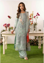 ELYSIA - 3 piece Embroidered Chiffon Suit