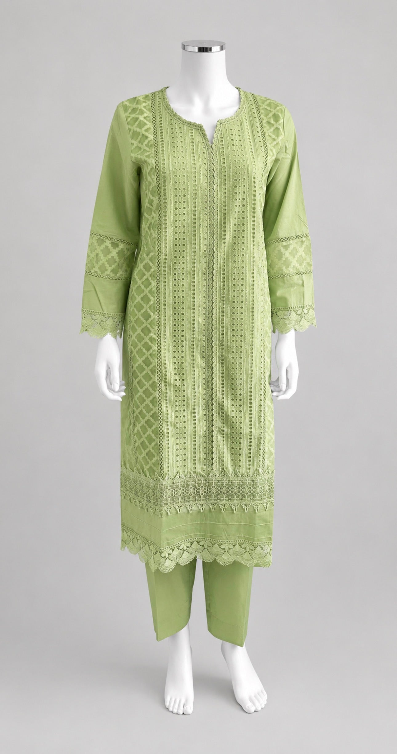 SUMAIRA- 3 piece chikankari Lawn suit