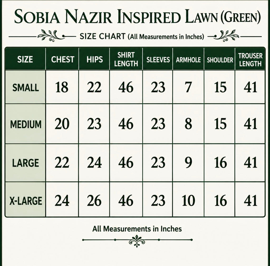 Emerald Green-3 piece Embroidered Lawn Suit