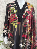 M Prints inspired Embroidered 3-Piece Suit | Pakistani Designer Dress