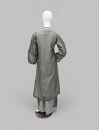 Sage Elegance- 3 piece Luxury Embroidered khaadi Net Suit