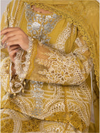 SONIYA-3 piece Embroidered Chiffon Suit