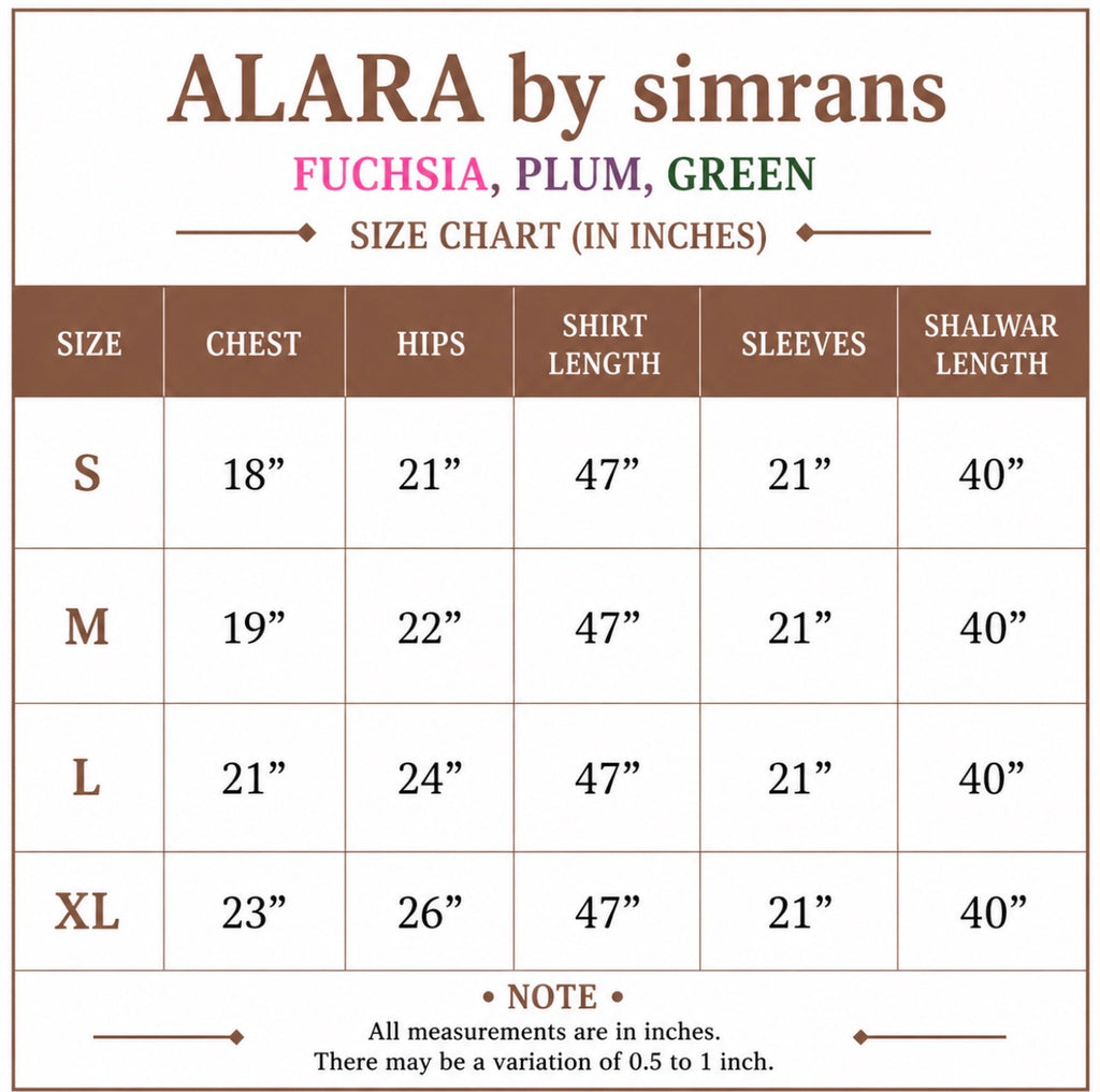 ALARA-3 piece Embroidered Viscose suit