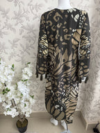 M Prints inspired Embroidered 3-Piece Suit | Pakistani Designer Dress