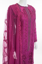 3 piece Embroidered Lawn Suit