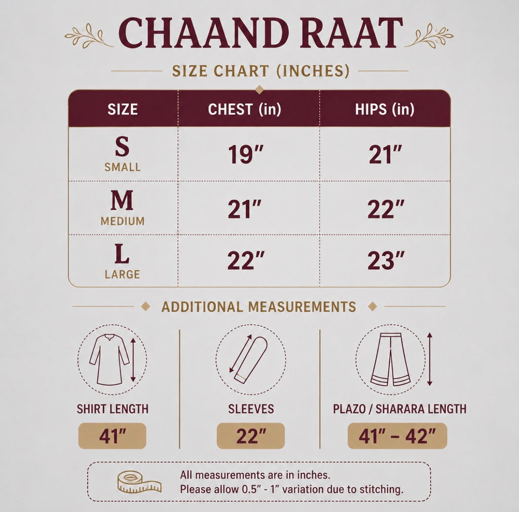 CHAAND RAAT- 3 piece Embroidered Raw Silk suit