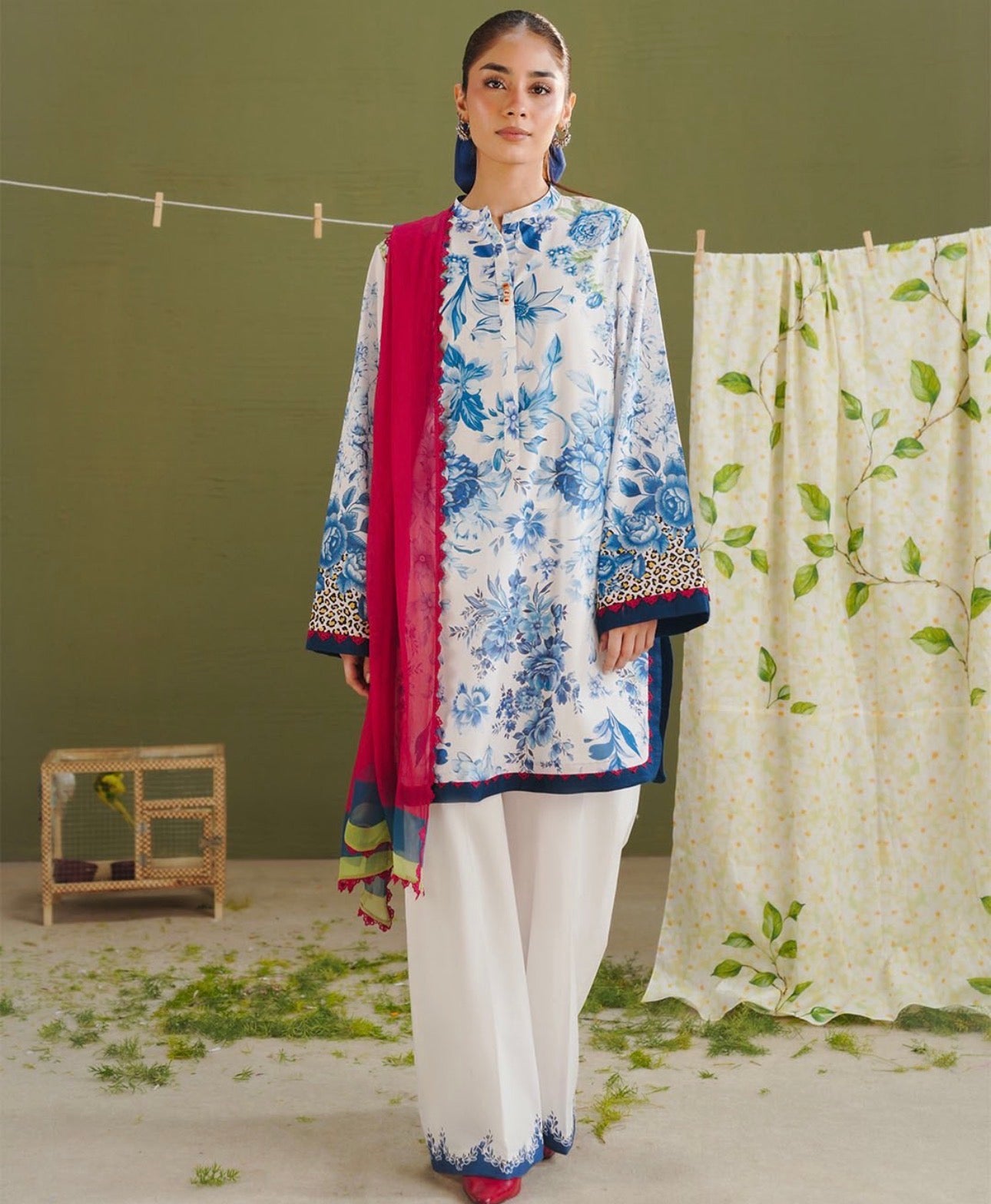COCO by ZSH- 3 piece Printed Lawn Suit (original )