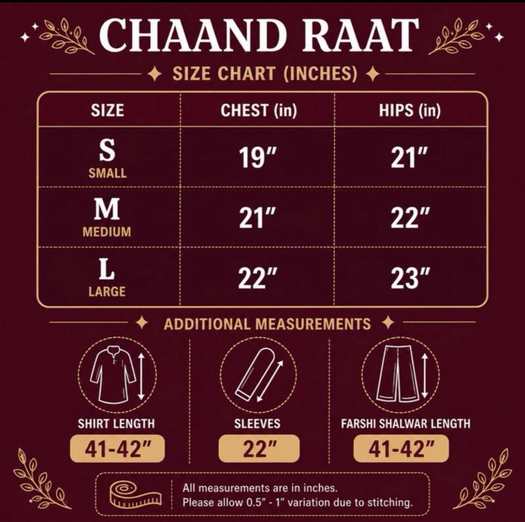 CHAAND RAAT- 3 piece Embroidered Raw Silk Suit