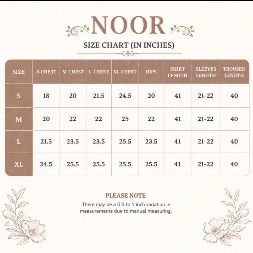 NOOR- 3 piece Embroidered Viscose Suit