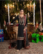 CHAAND RAAT- 3 piece Embroidered Raw Silk Suit