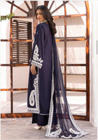 ALMILA- 3 pieces Embroidered Dhanak Suit