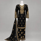 NOOR- 3 piece Embroidered Viscose Suit