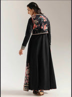 TUBA- 4 piece Embroidered Maxi Dress