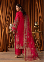 SANGEET- 3 piece heavy Embroidered soft organza Suit