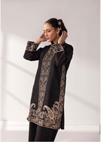 MB Lux- 4 piece Embroidered khadder Jacket Suit