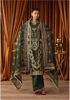 SANGEET- 3 piece heavy Embroidered soft organza Suit