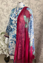 COCO by ZSH- 3 piece Printed Lawn Suit (original )