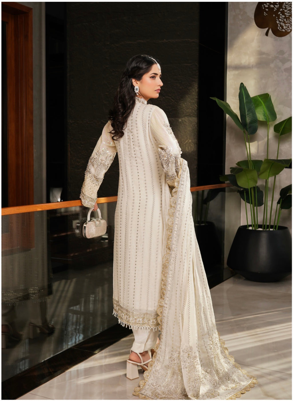 SITARA- 3 piece Embroidered Chiffon Suit