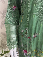 Emerald Green-3 piece Embroidered Lawn Suit