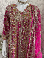 SAFINA- 3 pieces heavy Embroidered silk Suit