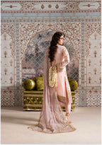 ALANI Blush Pink- 3 pieces Embroidered chiffon Suit