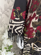 M Prints inspired Embroidered 3-Piece Suit | Pakistani Designer Dress