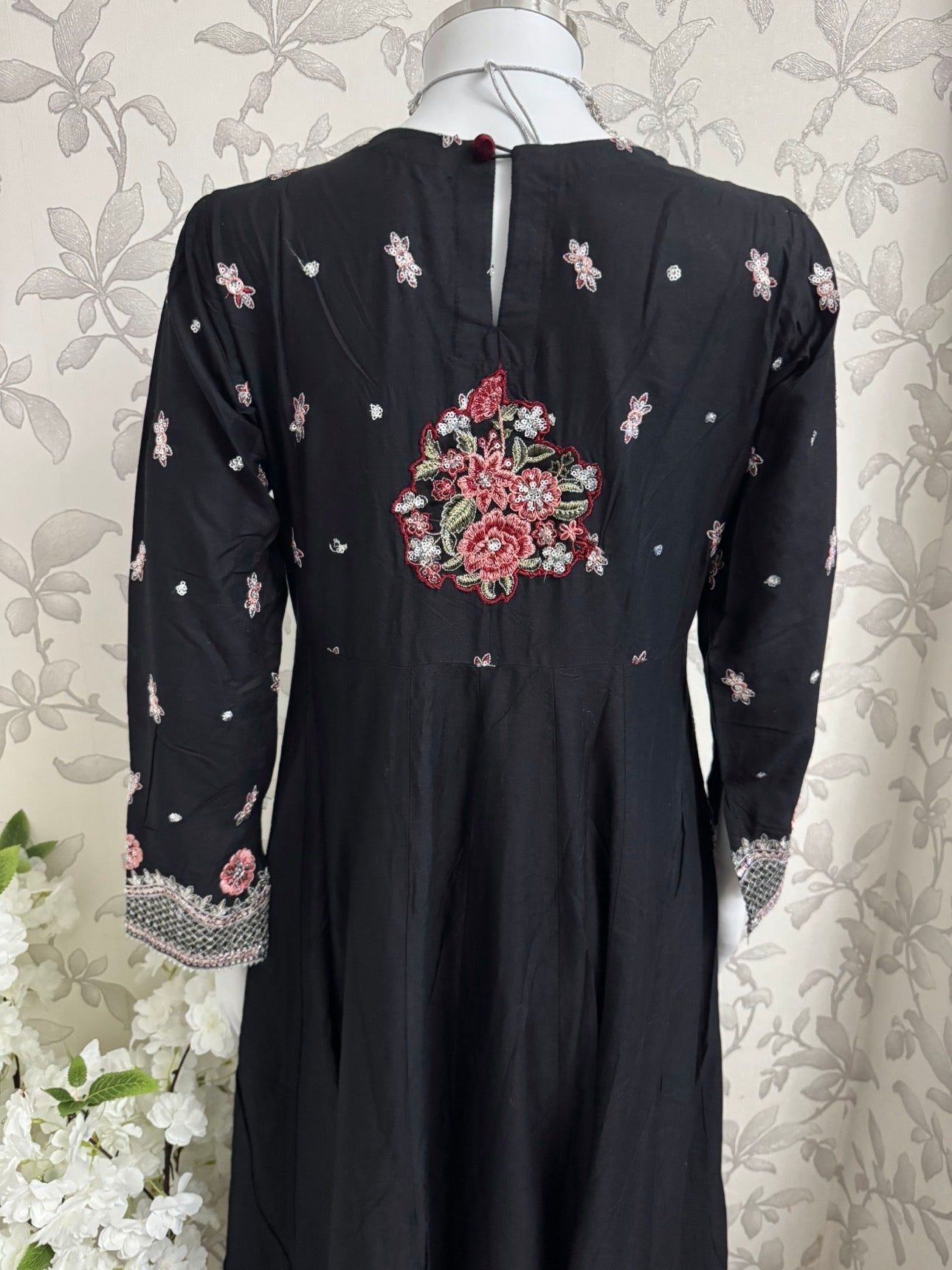 HUSN-E-EID  3 pieces Embroidered viscose Maxi dress